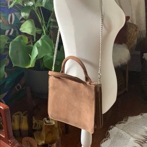 Urban Outfitters Taupe Suede Bag